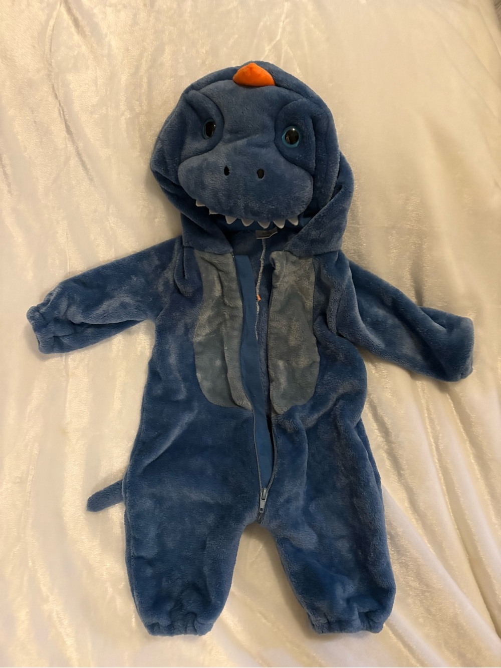 Blue Plush Dinosaur Halloween costume